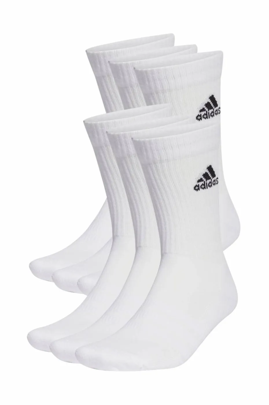 adidas Sport Performance Sokker Cushioned Sportswear Crew Socks 6-pk