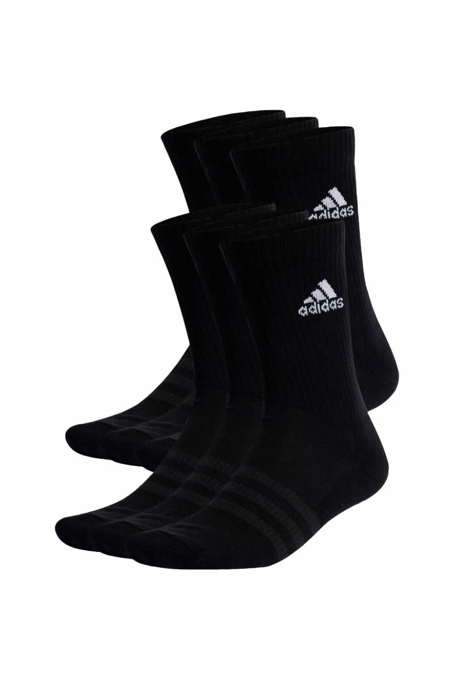adidas Sport Performance Sokker Cushioned Sportswear Crew Socks 6-pk