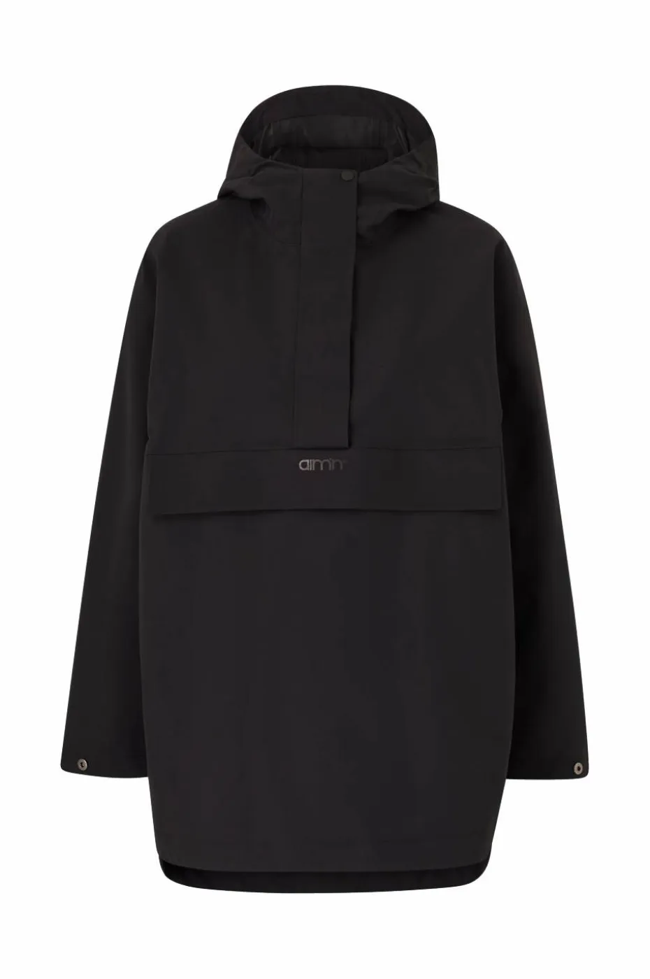 Aim'n Anorakk Black Oversized Anorak