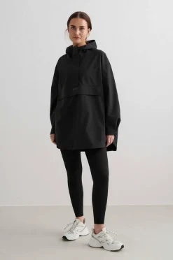 Aim'n Anorakk Black Oversized Anorak