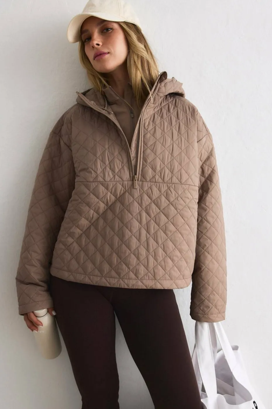 Aim'n Anorakk Cropped Quilted Anorak
