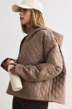 Aim'n Anorakk Cropped Quilted Anorak