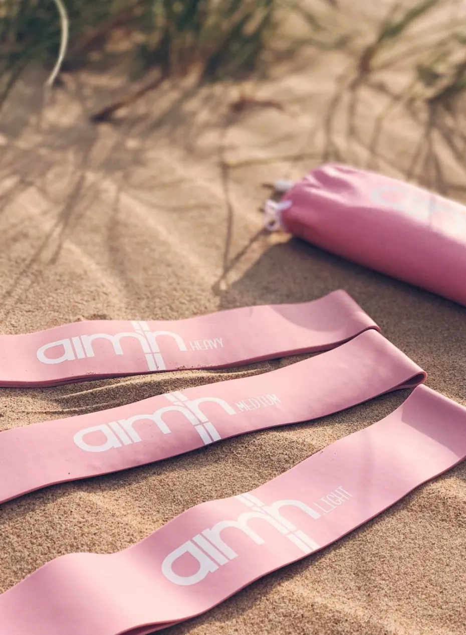 Aim'n Pink Resistance Band 3-pk