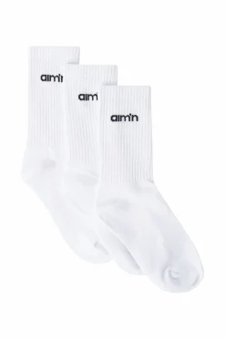 Aim'n Sokker Aim'n Logo Socks 3-pakning