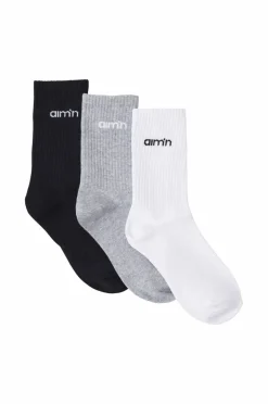 Aim'n Sokker Aim'n Logo Socks 3-pakning