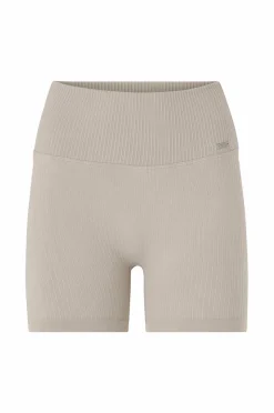 Aim'n Sykkelshortser Black Ribbed Midi Biker Shorts