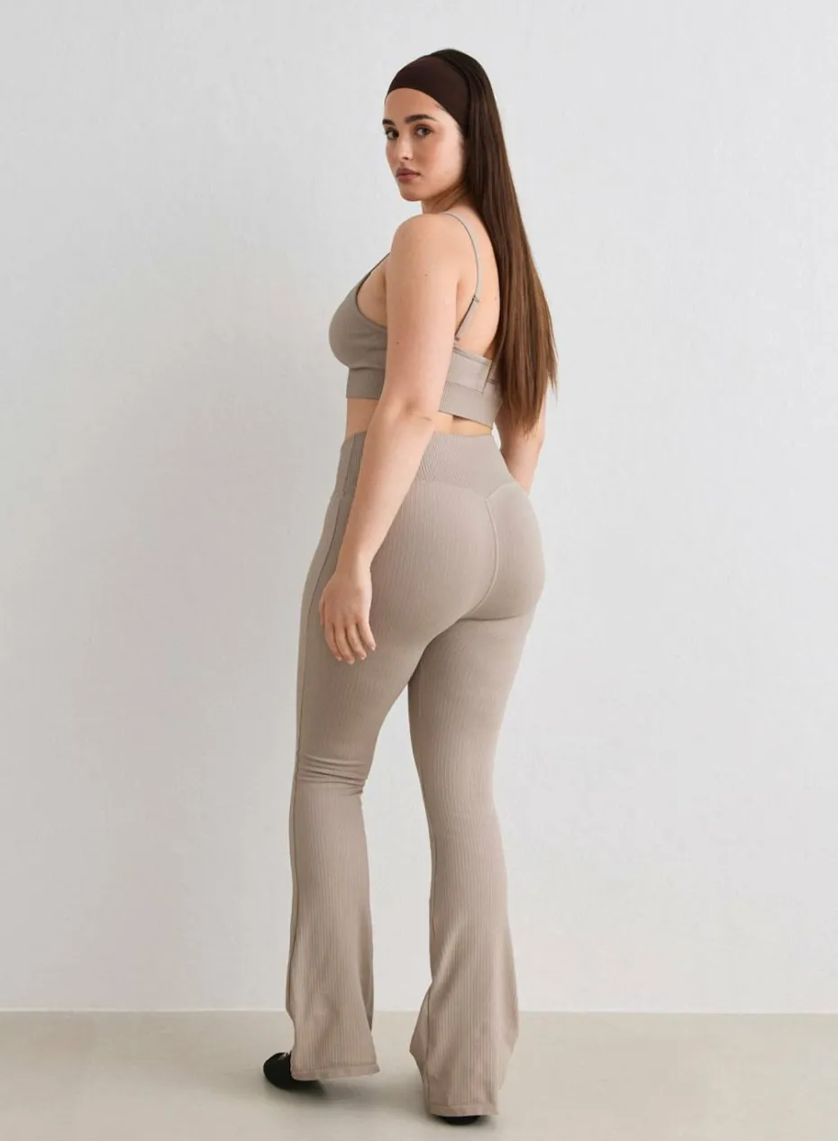 Aim'n Treningstights Ribbed Seamless Flare Tights