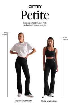 Aim'n Treningstights Ribbed Seamless Flare Petite Tights