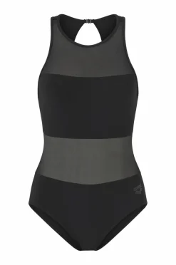 Arena Badedrakt Women's Arena Mesh Panels Swimsuit Vent Back