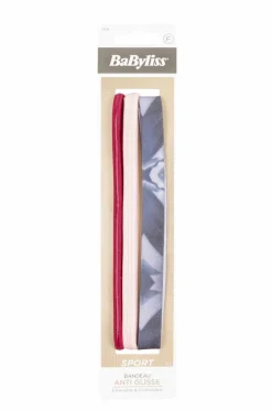 BaByliss Hårbånd anti-skli Sport 3 stk