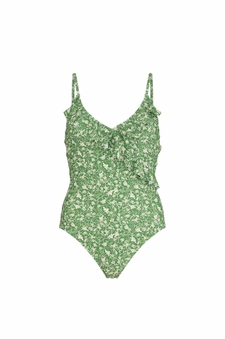 Becksöndergaard Badedrakt Fleurie Bly Frill Swimsuit