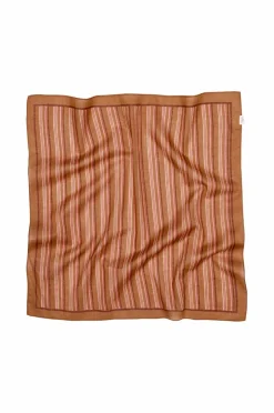Becksöndergaard Skjerf Scallopia Striped Cotta Scarf
