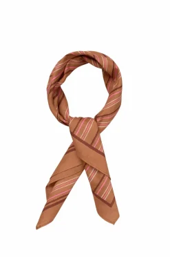 Becksöndergaard Skjerf Scallopia Striped Cotta Scarf