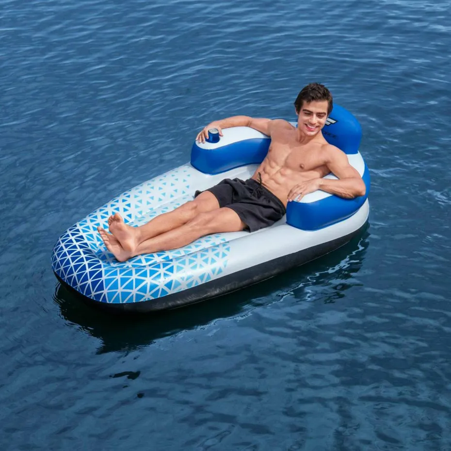Bestway Loungemadrass Hydro Force Indigo Wave Lounge 1.91 m x 1.07 m