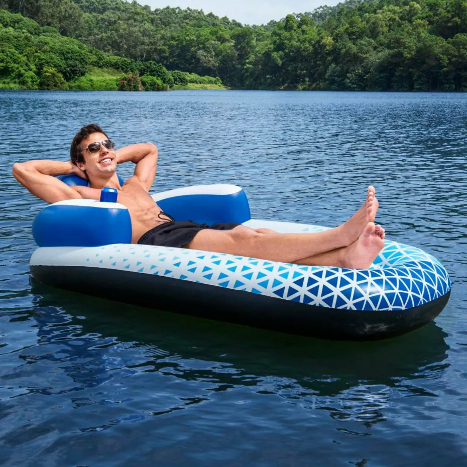 Bestway Loungemadrass Hydro Force Indigo Wave Lounge 1.91 m x 1.07 m