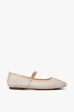 Bianco Ballerinasko biaLilja Mesh Ballerina