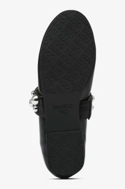 Bianco Ballerinasko Bialuna Studded Ballet Flat Faux Leather