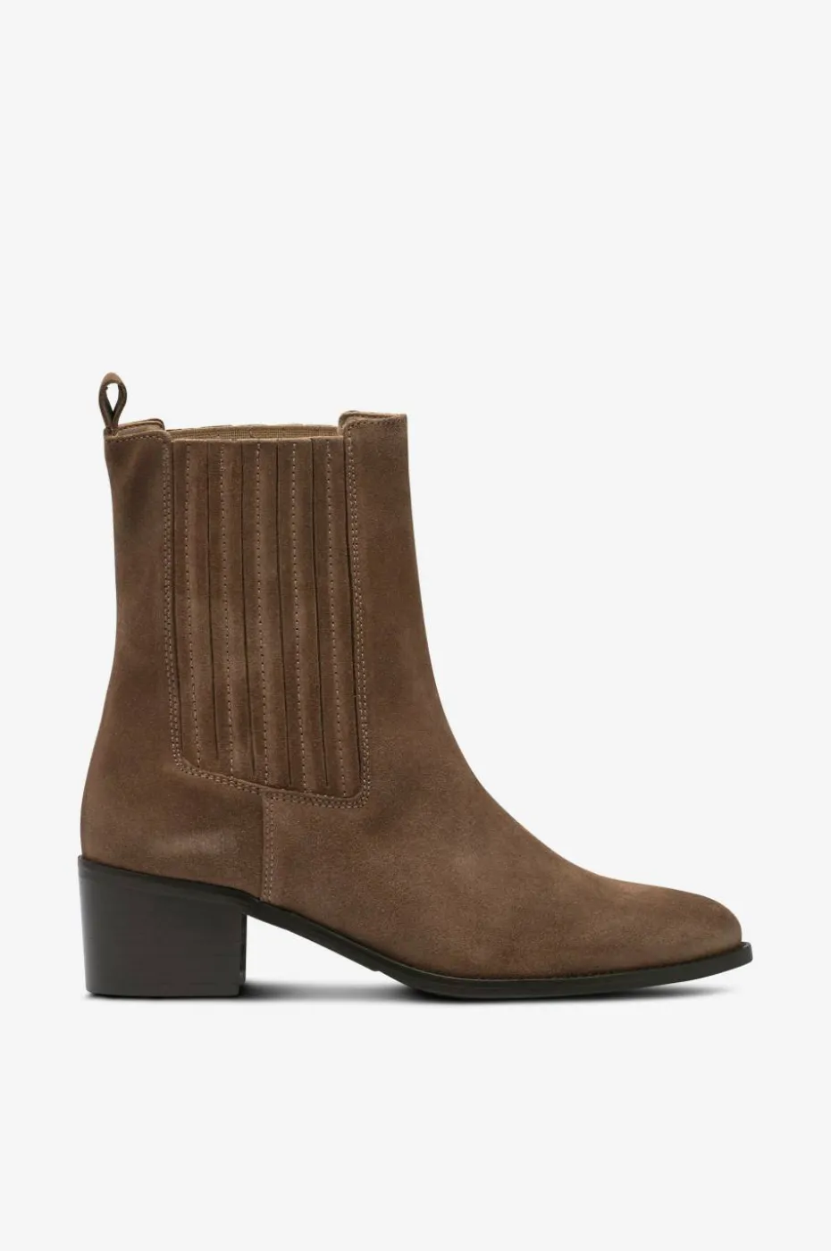 Bianco Chelseaboots Biacarol Oily Suede