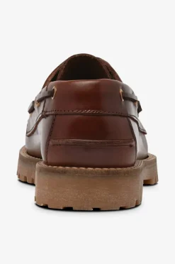 Bianco Loafers Biacapri Boat Shoe Pull Up Leather