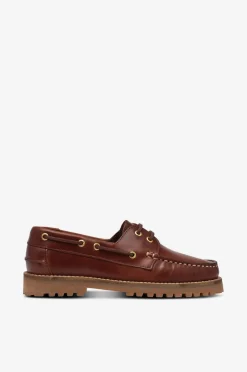 Bianco Loafers Biacapri Boat Shoe Pull Up Leather