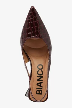 Bianco Pumps biaMaralyn Slingback Croco Patent
