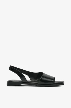 Bianco Sandaler biaYve Square Slingback Sandal Faux Leather