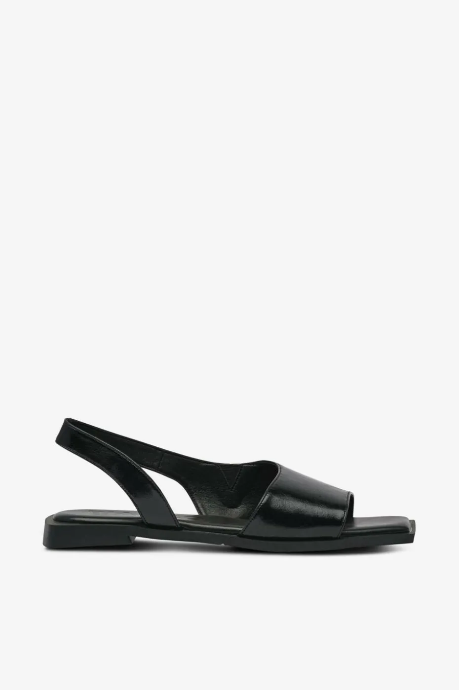 Bianco Sandaler biaYve Square Slingback Sandal Faux Leather