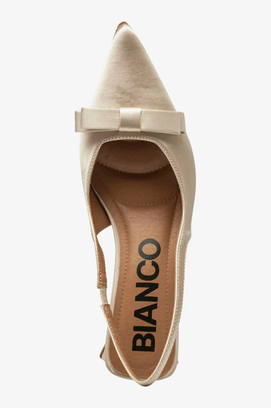 Bianco Sandaletter biaMaralyn Bow Slingback Satin
