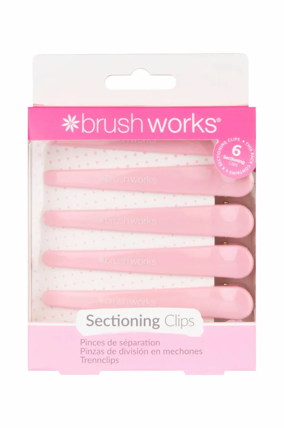 Brushworks Sectioning Clips 6-pk