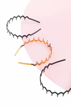 Brushworks Zig Zag Headband - 3 Pack
