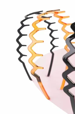 Brushworks Zig Zag Headband - 3 Pack