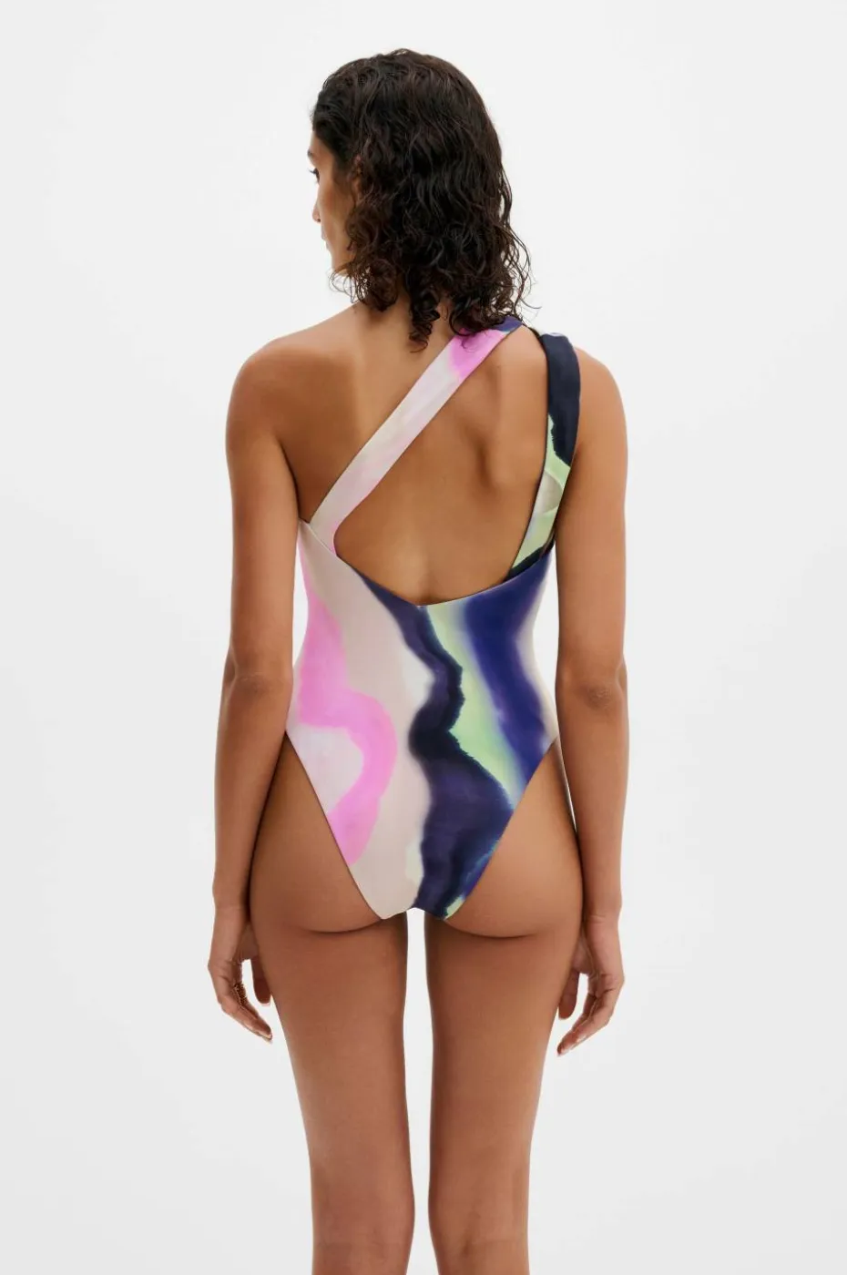 By Malina Badedrakt Lonita Gold Embellished Multiway Swimsuit