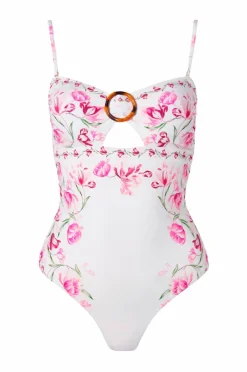 By Malina Badedrakt Mandy Bamboo-ring Bandeau Swimsuit
