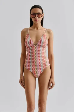 By Malina Badedrakt Nerea Fine Knitted Swimsuit
