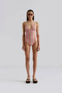 By Malina Badedrakt Nerea Fine Knitted Swimsuit