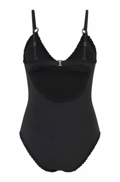 By Malina Badedrakt Nila V-neck Crochet Trimmed