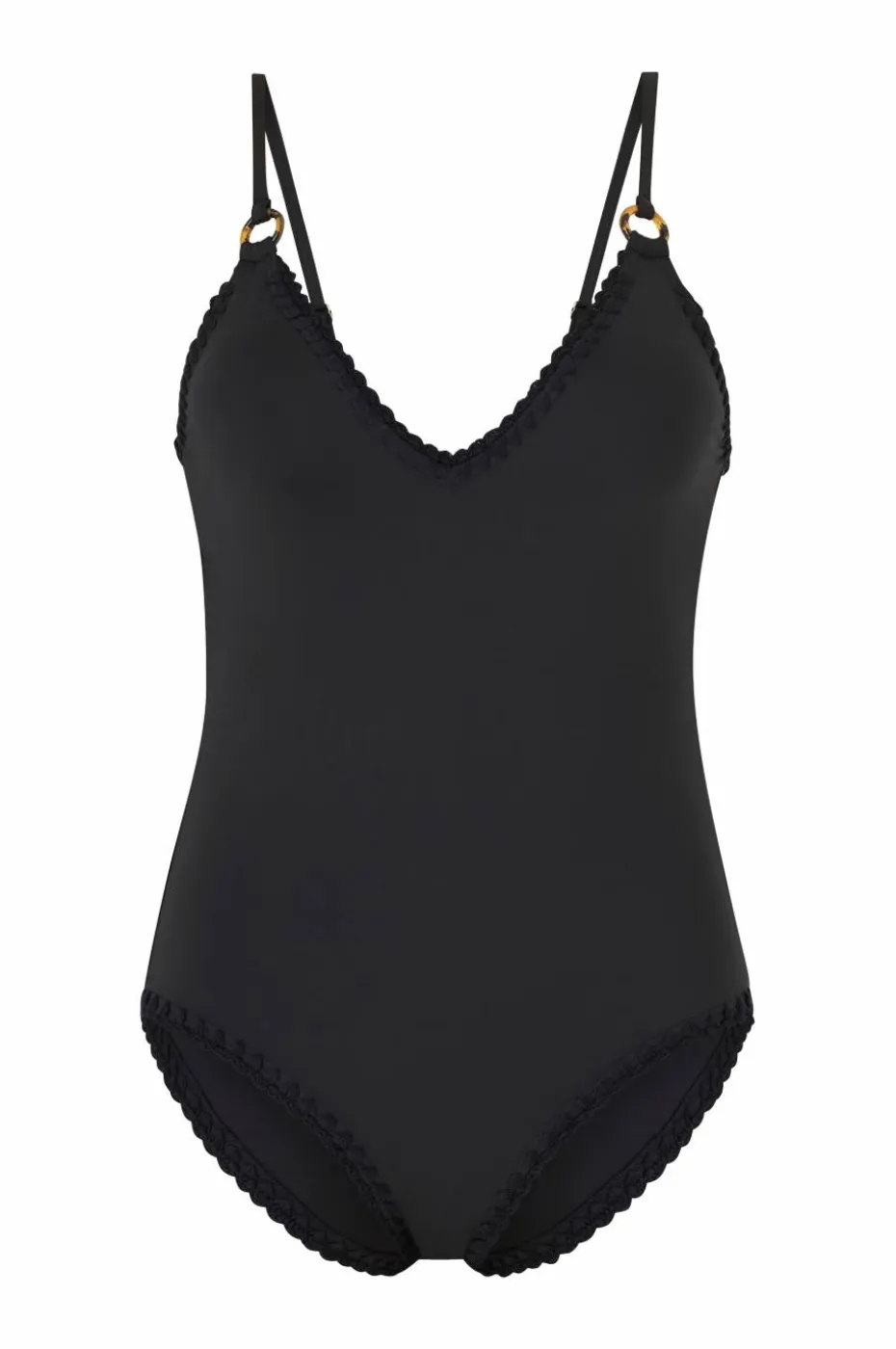 By Malina Badedrakt Nila V-neck Crochet Trimmed