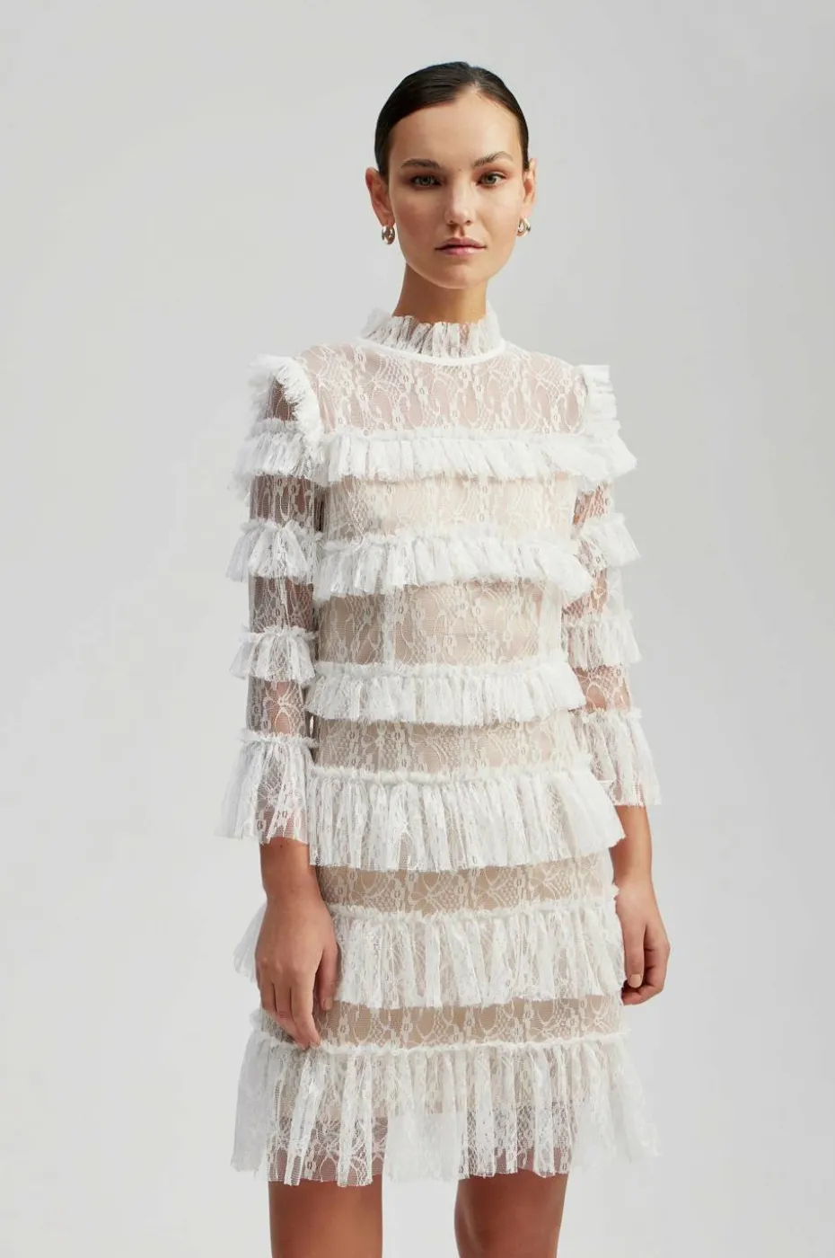 By Malina Blondekjole Carmine Mini Dress