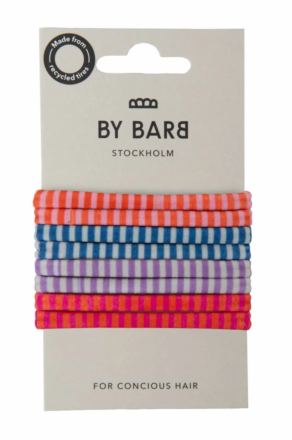ByBarb Hair Tie Multifarget stripete