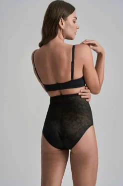Bye Bra Shapingtruse Lacy High Waist Shaping Brief - medium support