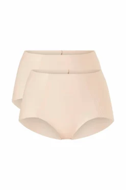 Bye Bra Shapingtruse Smooth Essentials Mid Waist Brief - light support 2-pakning