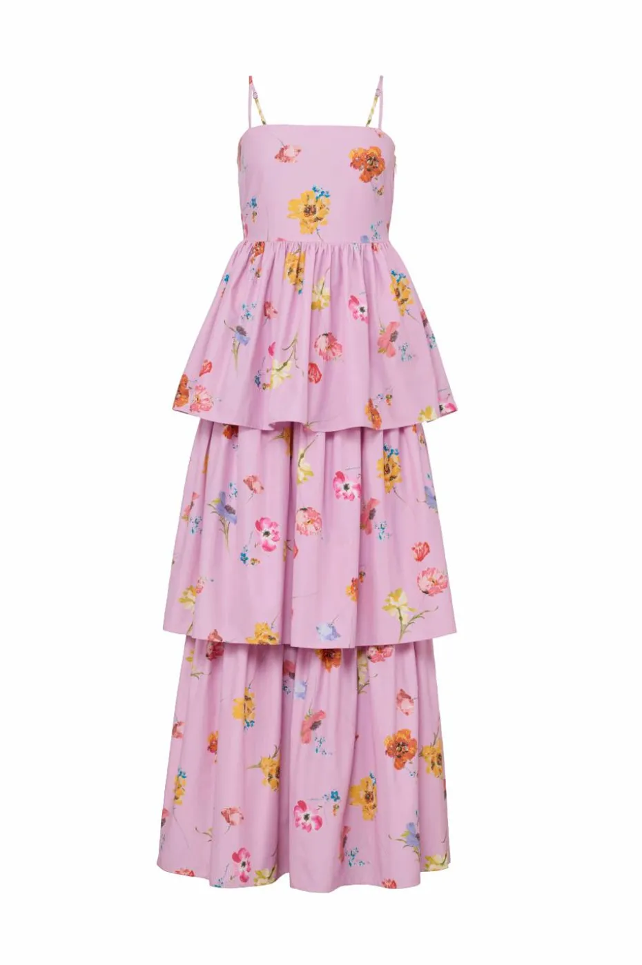 byTimo Maxikjole Cotton Taffeta Bandeau Dress