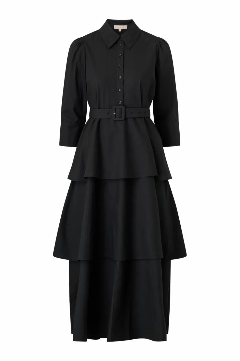 byTimo Maxikjole Poplin Flounce Dress