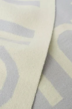 Calvin Klein Skjerf Two-tone Knit Wool Mix HW Scarf