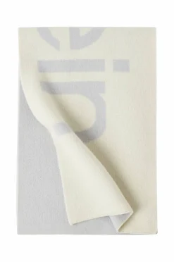 Calvin Klein Skjerf Two-tone Knit Wool Mix HW Scarf