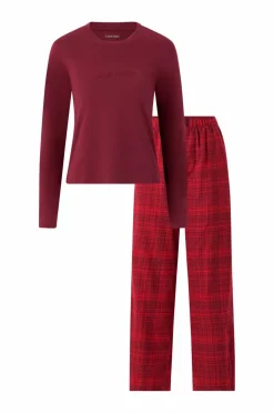 Calvin Klein Underwear Pysjsett LS Tee Flannel Pant