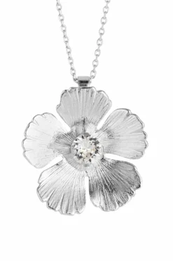 Caroline Svedbom Halskjede Mini Anemone Necklace Rhodium