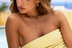Caroline Svedbom Halskjede Mini Drop Necklace Gold