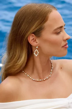 Caroline Svedbom Øreringer Mini Delia Earrings Rhodium