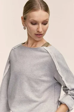 Casall Collegegenser Reversed Seam Terry Crew